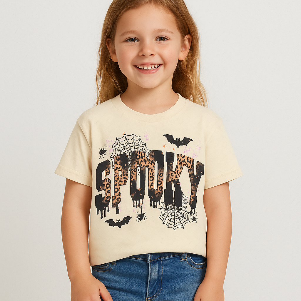 Spooky leopard print Halloween Tee