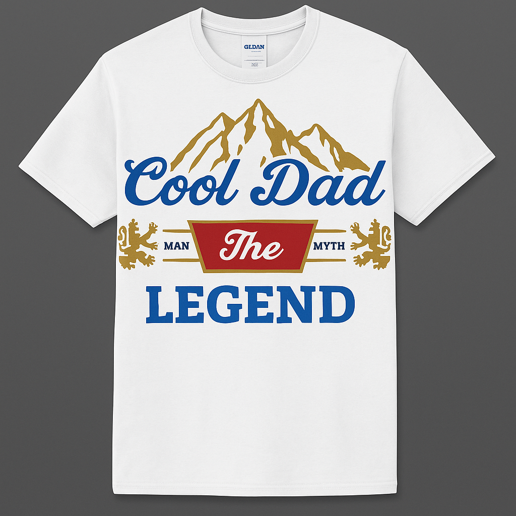 "Cool Dad – The Man, The Myth, The Legend Tee"
