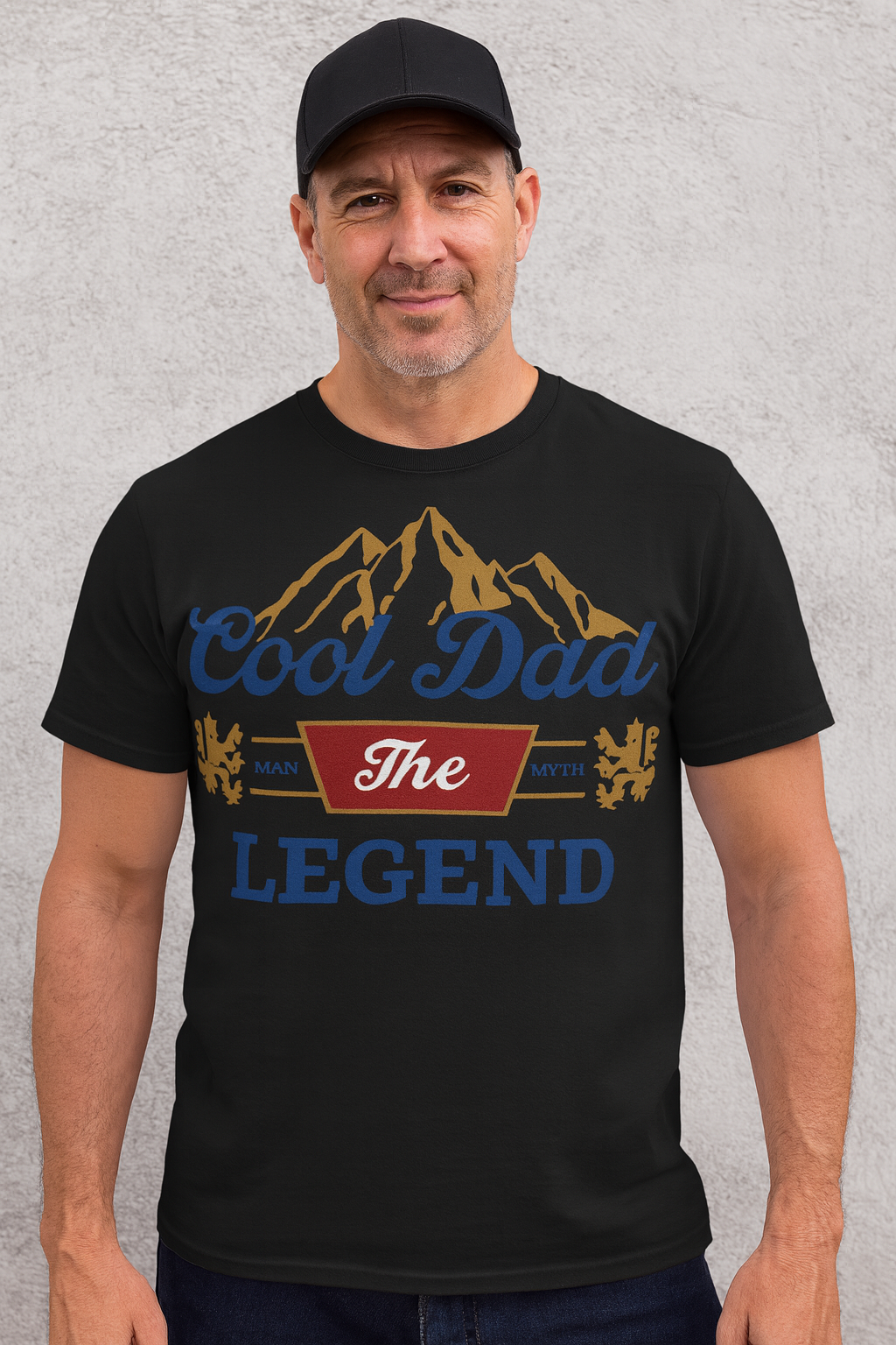 "Cool Dad – The Man, The Myth, The Legend Tee"