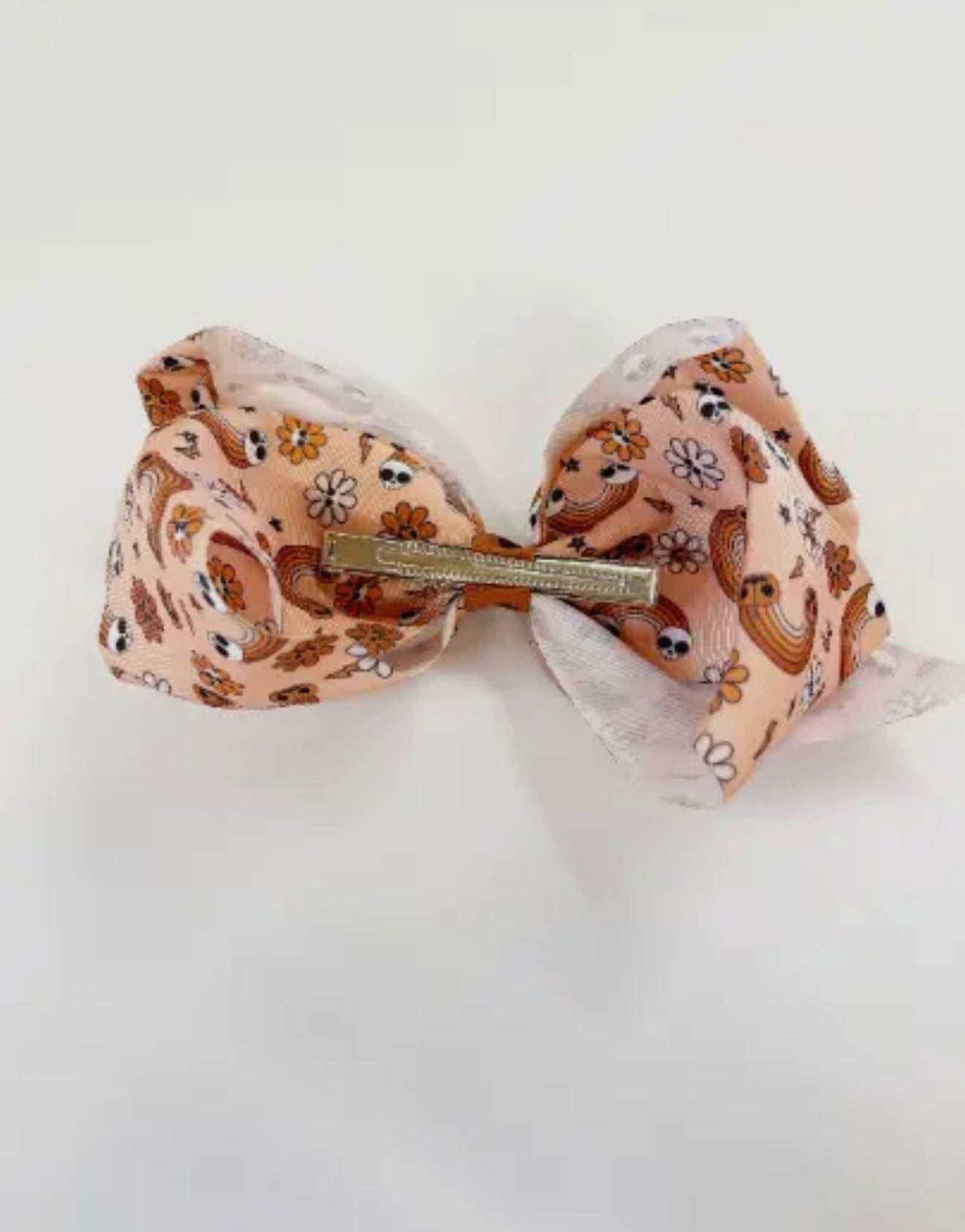 Halloween themed 7”bow clip