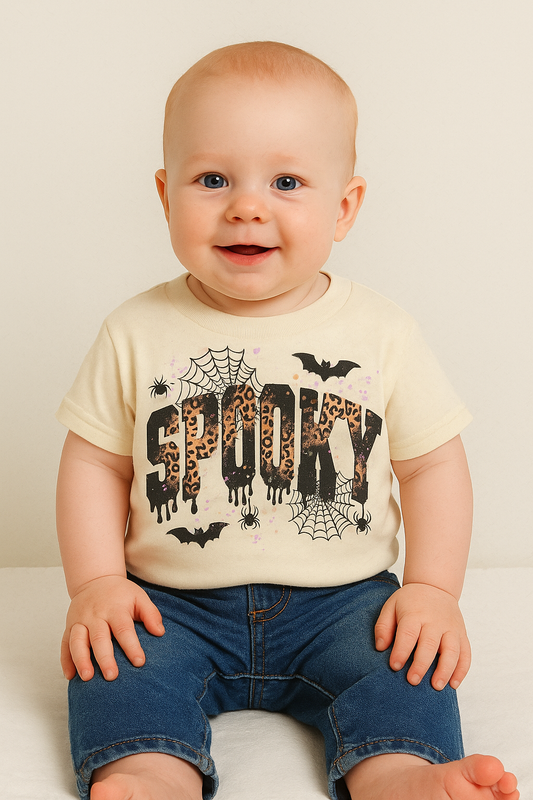 Spooky leopard print Halloween Tee