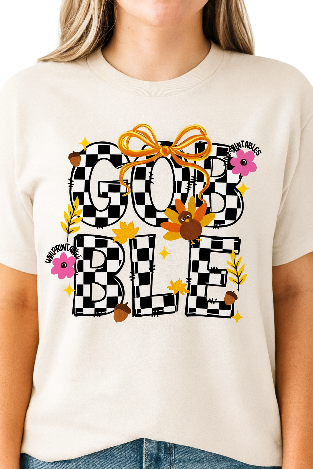 “Gobble – Festive ThanksgivingTee”